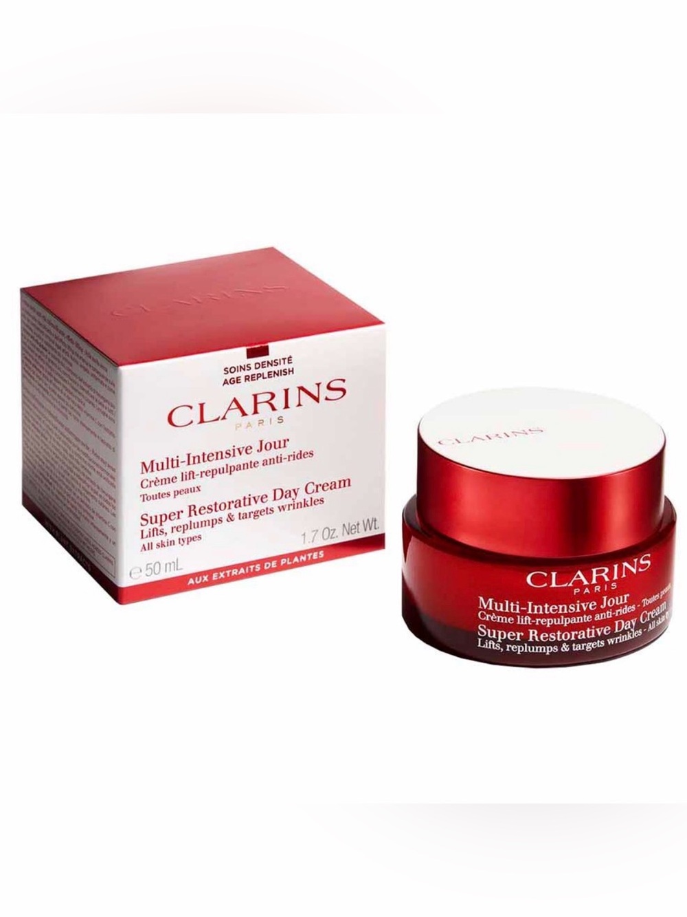 Clarins Super Restorative Day Cream - Red